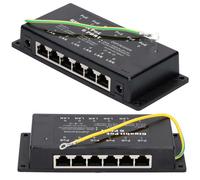 Iniettore PoE Gigabit Extralink a 6 porte, 6x 1000Mb/s RJ45