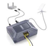 Iniettore PoE Gigabit Starlink Gen 2 da 180 W, 5 in 1 GigE protezione passiva ed ESD 12 V Starlink con uscita USB e tipo C, ingresso DC 9-36 V per azionamento standard Starlink (V2 Dishy)
