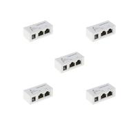 Iniettore PoE passivo per alimentazione su dati Ethernet-RJ45 a RJ45 PoE - Bianco