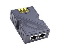 Iniettore PoE, Protezione ESD Passiva Sovratensione ABS GigE 48-57 V 3 A con LAN, Adattatore Ultra PoE 150 W 10/100/1000 Mbps per Kit Internet Satellitare