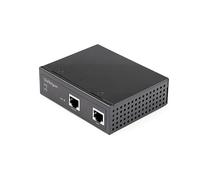 StarTech.com PoE Injector Gigabit Industriale - Alta velocità/alta potenza 90W 802.3bt PoE++ 48V-56VDC Iniettore montabile su guida DIN UPoE/ Adattatore Power Over Ethernet -40C a +75C robusto [POEINJ1G90W]