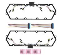 Iniettore Raggio Spina Iniettore Cablaggio Codino Kit per Ford / 2 Set