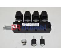 INIETTORE RAIL GPL METANO LPG CNG 4 VIE BOBINA 3 Ohm Neweco DR1 MGIG1.4