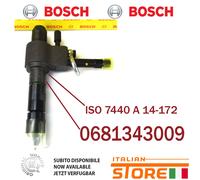 INIETTORE TEST ISO PORTAINIETTORE NUOVO ORIGINALE BOSCH 0681343009