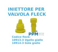 INIETTORE UGELLO- GOLA RICAMBIO VALVOLA FLECK ADDOLCITORE COD. 10913-3 10914-3
