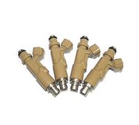 Iniettori di Carburante 23250-75090 di Ricambio per Toyota Coaster Hilux Land Cruiser 90 Prado - Iniettore a solenoide in Metallo - 16 Porte Ingresso da 075 Pollici Uscita da 10 mm Connettore SAE