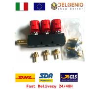 INIETTORI GPL VALTEK TIPO 30 3 OHM GARANZIA 2 ANNI RAIL OMVL ROMANO BI-GAS CERVO
