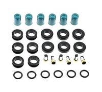 Iniettori per auto 6 set di guarnizioni in gomma per iniettori di carburante per auto, kit di riparazione e ricostruzione per camion per Toyota 4 Runner 3VZE 3.0L