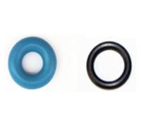 Iniezione Benzina Per G&MC 28101893 Guarnizione Superiore Gomma Iniettore Inferiore 12 Set Ugello Spruzzatore Carburante(Blue up black lower)