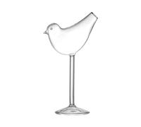 INIFLM 2 Pezzi 120ml Calice in Vetro Individualità, Bicchiere da Cocktail a Forma di Uccello, Bicchieri da Vino Unici, Bicchiere da Champagne, Bicchieri da Vino Trasparenti Bicchiere da Succo e Uva Bi