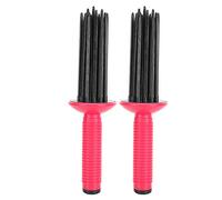 INIFLM 2 Pezzi Bacchetta Arricciacapelli Portatile Antiscivolo, Bigodino per Capelli Pettine Arricciacapelli Soffice, Pettine Arricciacapelli Soffice Bacchetta Arricciacapelli Antiscivolo, Strumento P