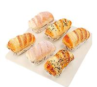INIFLM 6 Pezzi di Pane Artificiale, Cibo di Simulazione Finto, Modello di Pane in PU, Supporto per Foto da Tavolo per Ornamento di Pane Finto per Interni, Modello di Oggetti di Scena per(#1)