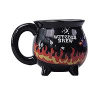 INIFLM Marooma Witches Brew Calderone Tazza, 380ml Tazza da caffè in Ceramica di Halloween Tazza da Calderone Che Cambia Colore Simpatiche Tazze da caffè di Halloween Tazze per