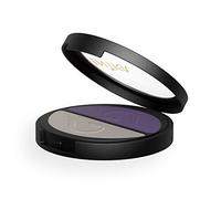 Inika, ombretto minerale premuto Duo, viola platino