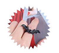 Inilbran Anelli Di Pipistrelli Volanti Boho Anelli Aperti Di Pipistrelli Vintage Anelli Di Pipistrelli Neri Punk Anelli Di Pipistrelli Gotici Anelli Impilabili Regolabili Gioielli Per Donne E Ragazze