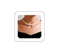 Inilbran Boho Heishi Surf Collana Girocollo Heishi Collana Girocollo con Perline Disco in Vinile Collana con Perline Catena Collare con Perline in Vinile Collana Catena Gioielli per Donne e Ragazze