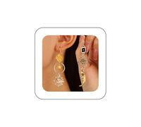 Inilbran Boho Lungo Luna Stella Sole Orecchini Vintage Mezzaluna Orecchini Pendenti Oro Alba Stella Goccia Orecchini Asimmetrici Celeste Gancio Orecchini Per Le Donne