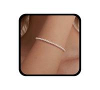 Inilbran Boho Piccolo Bracciale A Mano Perla Vintage Perla Schiavo Catena Bracciale A Mano Perla Bianca Perline Mano Imbracatura Catena Bracciale Matrimonio Perla Impilabile Bracciale Regolabile