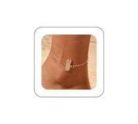 Inilbran Cavigliera Boho Ananas Vintage Catena Piede Ananas Oro Frutta Ananas Bracciale Leggero Catena Ananas Cavigliera Gioielli Per Donne E Ragazze