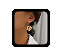 Inilbran Orecchini A Cuore In Cristallo Boho Orecchini A Goccia Cuore D'amore Vintage Orecchini D'amore D'oro Borchie Scintillante Cz Gemma Per Le Donne