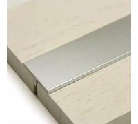 ININOSNP Aluminum T Molding Floor Transition Strip, Floor Cover Strips for Floors Carpet Threshold Transition Floor Tiles,Door Bar Floor Edge Trim Laminate(D,1.3m/51 inch)