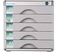 ININOSNP Armadietto for archiviazione desktop con chiusura in metallo for ufficio con cassetti di chiusura Armadietto basso for ufficio
