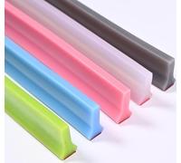 ININOSNP Guarnizione for Doccia Tappo for Porta Doccia in Silicone for Pavimento in Ambienti umidi, Tappo for soglia Autoadesivo(Clear,8m/314 inch)