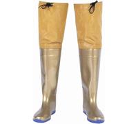 ININOSNP Impermeabili e resistenti Hip Wader, stivali da pesca impermeabili for uomo e donna con suola chiodata for la pesca nel fango dello stagno(8.5)