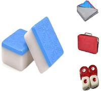 ININOSNP Pacchetto Giochi Mahjong for la casa, Ghiaccio, Neve, Mahjong con 144 Tessere incise, Classico Mahjong Cinese(44#)