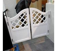 ININOSNP Porta a Battente del caffè Porte del Saloon Occidentali Oscillanti, Porta d'Ingresso Porta a Battente Bianca, Porte Interne del caffè(W105cmxH90cm)