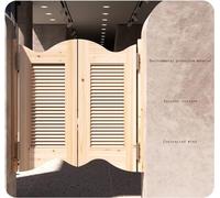 ININOSNP Porta a Battente for caffè, Pino Non finito, Porta a Battente for Interni in Legno massello, Porte da Cowboy, Porta divisoria for Cucina(WxH:105x90cm(41x35in))
