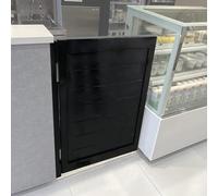 ININOSNP Porta a Battente for caffè Porte a Battente Singole for caffè Nere, Porta da Bar in Stile Saloon con Cerniere, Cancello for Porta Battente for Pub da bancone d'ingresso(W80cmxH90cm)