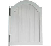 ININOSNP Porta Battente for caffè Porte battenti Singole Bianche, Porta ad Arco for caffè a Mezza Vita, Porte battenti for Ingresso e Uscita Saloon, for Interni/Bar/Negozio(W75cmxH90cm)