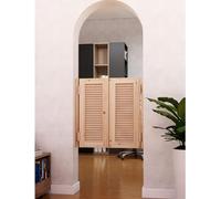 ININOSNP Porta Battente in Legno massello for caffè, Cerniere for Porta Battente for Salone Interno Incluse con Chiusura Automatica Caratteristiche Porta del Bar(WxH:120x90cm(47x35in))