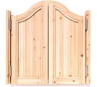 ININOSNP Porta Battente Interna in Legno massello, Porte del Bar, Porta del maggiordomo del Salotto del Bar oscillante in Stile Occidentale del Salone con Chiusura Automatica(WxH:95x90cm(37x35in))