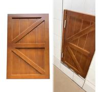 ININOSNP Porta oscillante Singola, Porta oscillante Marrone for caffè, Porte Interne for Bar, Porte oscillanti, Porta a Mezza Vita (Size : W65xH90cm(25 5/8" x35 3/8"))