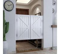 ININOSNP Porte a Battente for caffè in Legno massello, Porte for Saloon a Cerniera Interne in Legno massello, Porte for Recinzione a Doppia Apertura Personalizzabili(W130cmxH90cm)