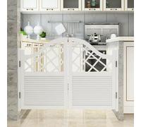 ININOSNP Porte oscillanti del Bar for la Porta della Cucina, Porte Doppie del Salone in Stile persiana, Porta Battente a Mezza Vita con Decorazioni scavate(W130cmxH90cm)
