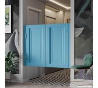 ININOSNP Porte oscillanti for caffè Porte for caffè a 2 Pannelli in Legno massello for Interni con Chiusura Automatica Caratteristiche Porta da Bar for Centri Commerciali Cucina(W150cmxH90cm)