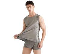 ININOSNP Set di Biancheria Intima in Fibra d'Argento for la Protezione dalle Radiazioni elettromagnetiche da Uomo, schermatura elettromagnetica, Abbigliamento for Il Tempo Libero(L)