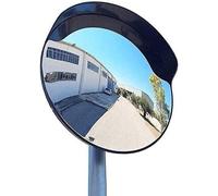 ININOSNP Specchio di Sicurezza, Specchio Convesso, Specchio del Traffico, Specchio Convesso indeformabile Nero, Specchio for Punti ciechi da Esterno(45CM)