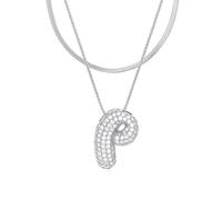 Initial s for Women, Balloon Bubble Letter, Plated Dainty Personalized Puffy Name s