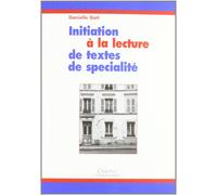 Initiation à la lecture de textes de specialité - [Monduzzi]