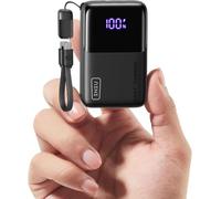 INIU Power Bank, 45W 10000mAh Mini Caricabatterie Portatile per Computer, Cavo USB-C In&Out, Piccolo Batteria Esterna a Ricarica Rapida PD QC per iPhone 16/15/14/13, Samsung, Google, Macbook, iPad etc