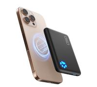 INIU 30W Magnetico Power Bank, Qi2 Certificato 10000mAh Fast Charging Powerbank, Mini Batteria Esterna per iPhone 16/15/14/13/12, Essenziale per il Campeggio Esterno Adatto a Uomini e Donne, Viola