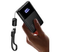 INIU Power Bank, 22.5W 10000mAh Caricatore Portatile Ricarica Rapida, Display LED PD3.0,Batteria Esterna Powerbank Compatibile con iPhone 16 15 14 Pro Max Galaxy S24 Ultra iPad