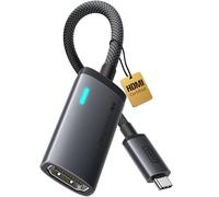 INIU Adattatore da USB C a HDMI 4K@60 Hz, adattatore USB di tipo C a HDMI Compatibile con MacBook Pro, iPad Pro, iPhone 17 16 Pro Max, Pixelbook, Surface Pro, Dell, XPS, Galaxy, e More
