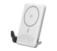 Iniu, Batteria esterna magnetica2 15W 5000mAh per iPhone con supporto e cavo