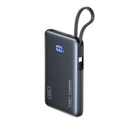 Iniu, Batteria esterna tascabile 10000mAh 2 porte USB-A / USB-C con cavo USB-C