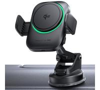 INIU Caricatore Wireless Auto 15W Mag-safe con Ventola e LED, Certificato Qi2 Ricarica Rapida e Supporto per iPhone 16 Pro Max/15/14/13/12 ecc.